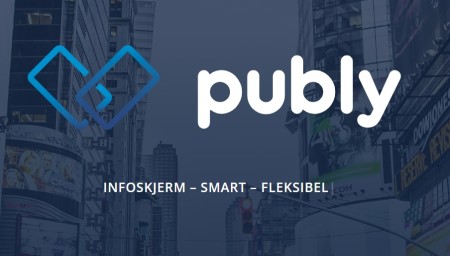 Publy Infoskjerm - så enkelt at alle kan bruke det 399,- pr md