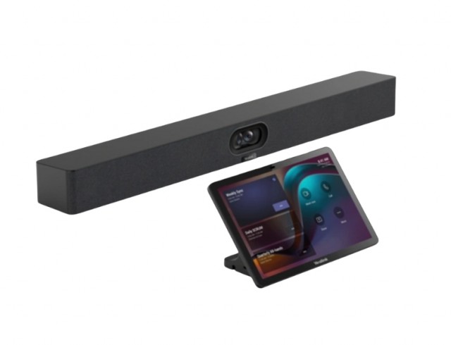 Yealink A40 collaboration bar og kontrolleren CPT25 for en sømløs konferanse