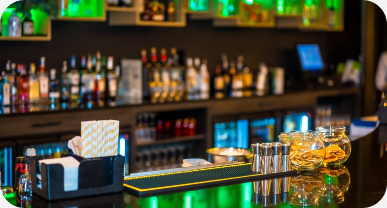 Summit bar Radisson Blu lydsystem fra ABC